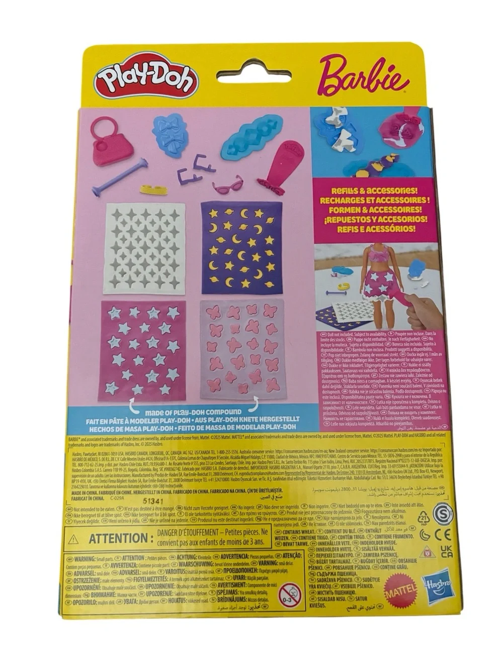 Play-Doh Barbie Sparkles & Gems Molds Set